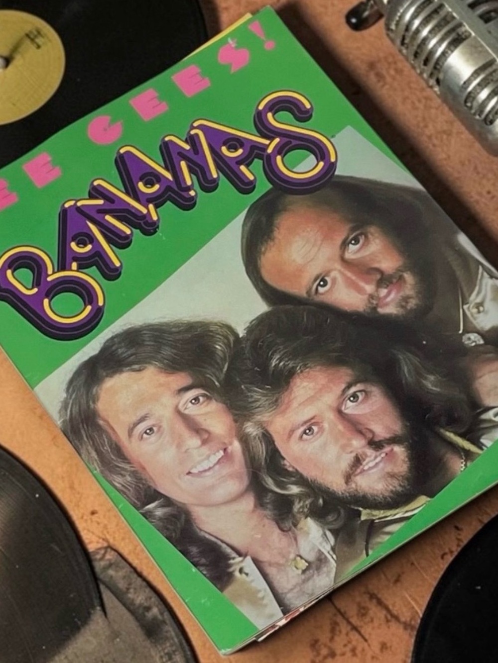 Vintage Bee Gees Bananas Magazine #21 1978 - Grease John Travolta Poster